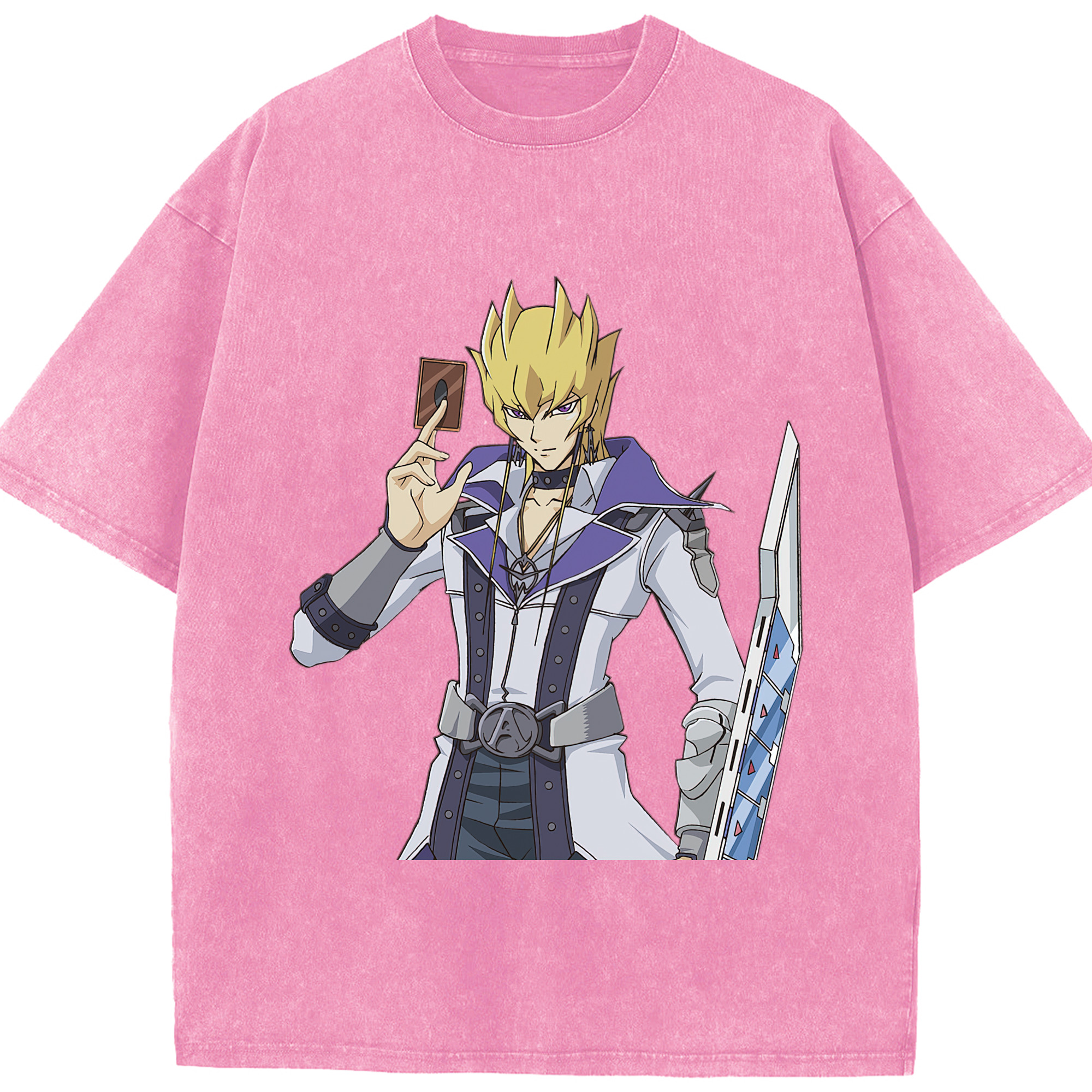 （画像用） 遊☆戯☆王 Yu-Gi-Oh! 綿100% ヴィンテージ風 半袖Tシャツ（フロントプリント）